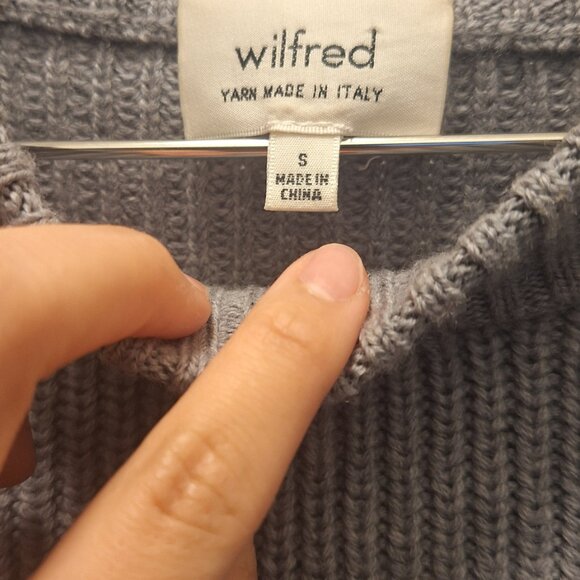 Wilfred sardou wool scalloped sweater - Picture 2 of 4